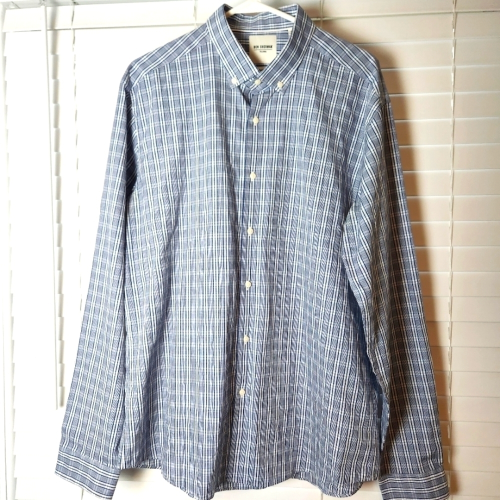 BEN sherman button-down shirt, sz. 17 / XL
